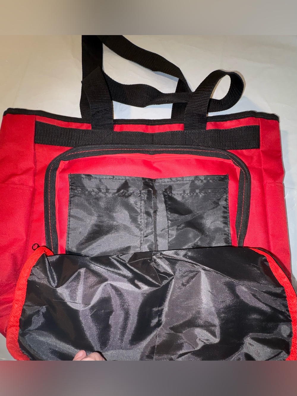 NWOT Zip-Closure Tote/Computer Bag with Multiple Storage Compartments - Picture 4 of 9